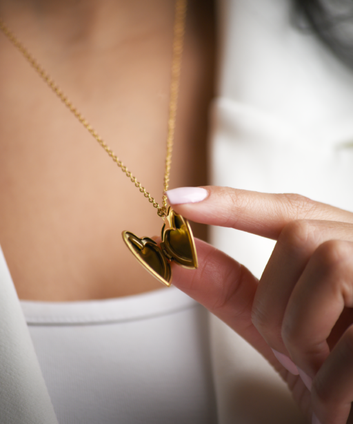 Alternative view of Heart Locket Necklace